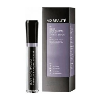M2 Beauté Спирала за мигли M2 Beauté Black Nano Хранителен 6 ml