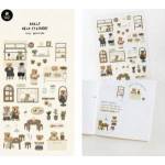 Suatelier Decorative stickers Bear Cafe