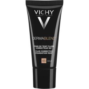 Vichy Dermablend Коригиращ фон дьо тен флуид, №45 Gold, SPF35, 30 ml