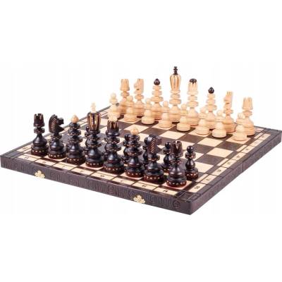 Rímske drevené šachy - krásne vyrezávané Sunrise Chess & Games