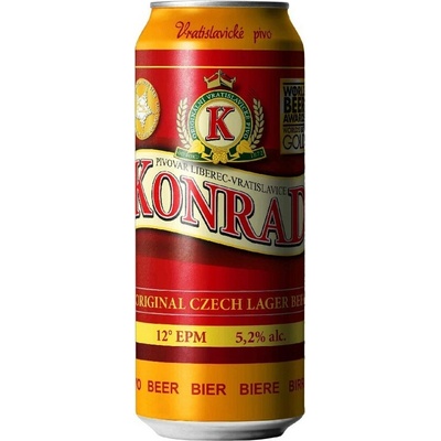 Konrad Vratislavice 12° 0,5 l (plech)