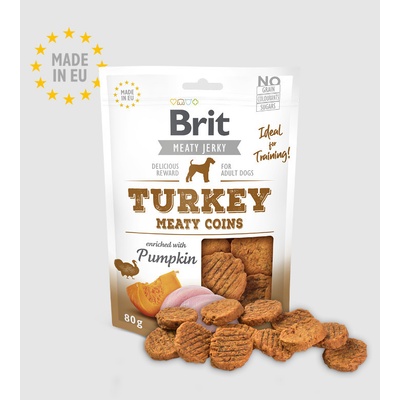 Brit Meaty Jerky Turkey Coins 400 g