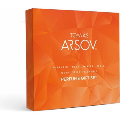 Tomas Arsov Mandarin mineral notes EDP unisex 30 ml + sprchový gél 200 ml + telový balzam 200 ml darčekové balenie