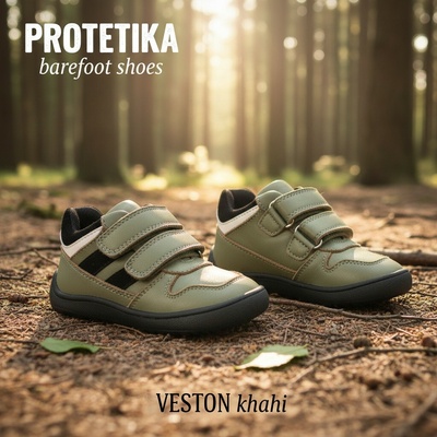 Protetika barefoot topánky Veston khaki