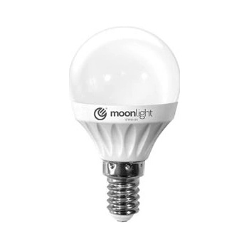 Moonlight LED žárovka E14 220-240V 7W 570lm 6000k studená 50000h 2835 45mm/83mm