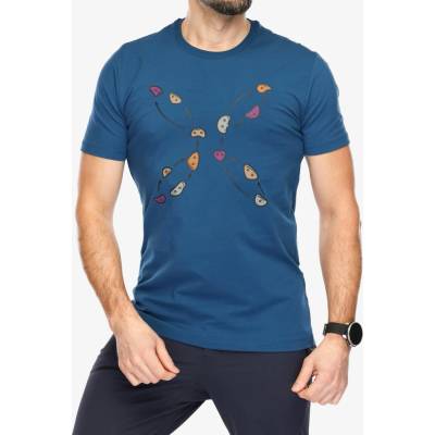 Montura tričko s potlačou Jugs T-Shirt deep blue