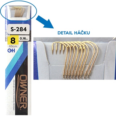 OWNER Návazce na plavanou S-284 vel.8 65cm 0,16mm