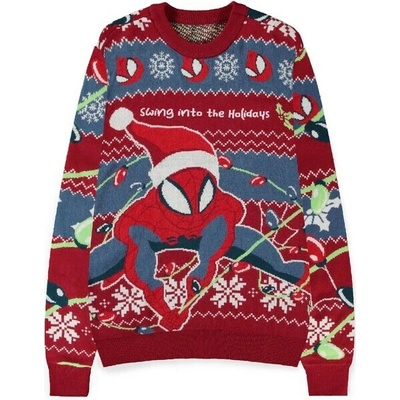 Vánoční svetr Spider-Man Swing into the Holidays