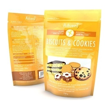 Adveni Bezlepková samokypřící směs Biscuits & Cookies 750 g