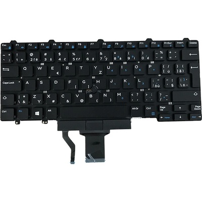 DeTech Klávesnica pre notebook Dell 5480, CZ