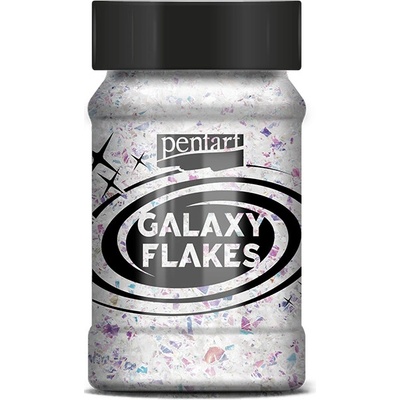 Třpytivé vesmírné vločky Jupiter White