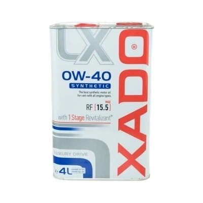 XADO 20272 Synthetic Luxury Drive 0W-40 4 l