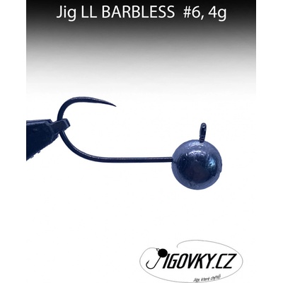 Jigovky.cz Jigová hlavička LL BARBLESS vel.6 4g 5 ks