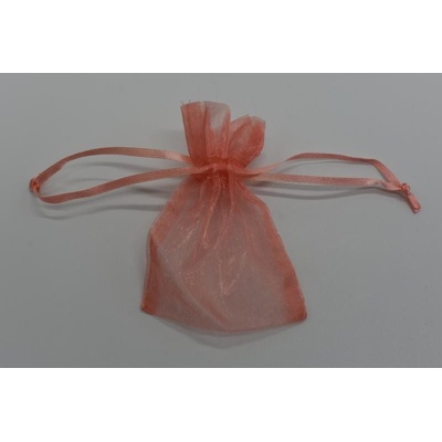 Paris Dekorace Sáčky z organzy 7,5*10cm, tm. losos