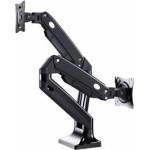 Gembird Desk adjustable frame for two monitors from 17-35inch load up to 10 kg