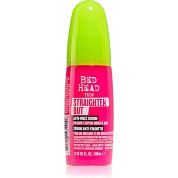 TIGI Straighten Out Anti-Frizz Serum изглаждащ серум за блясък и мекота на косата 100ml