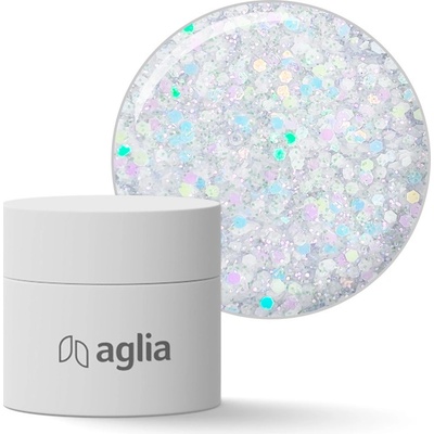 Aglia Builder Galaxy modelační Uv gel hema free milky way 15 ml