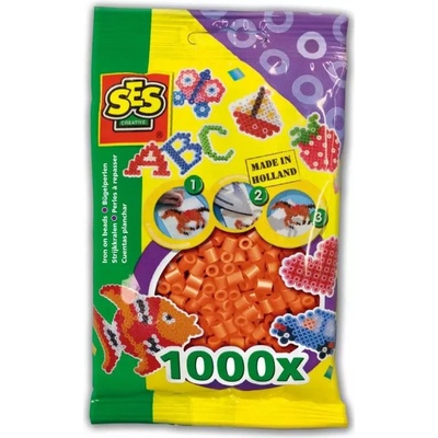 SES Korálky samostatné-1000ks-oranžové