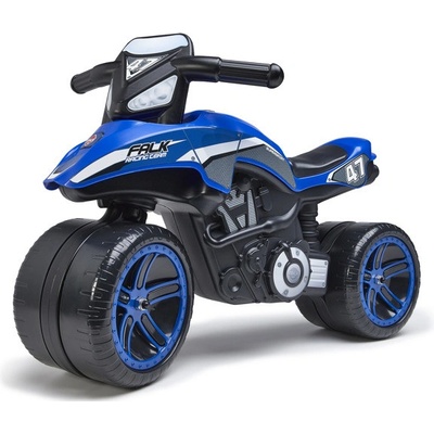 Racingmoto na širokých kolech 76cm Made in France modré