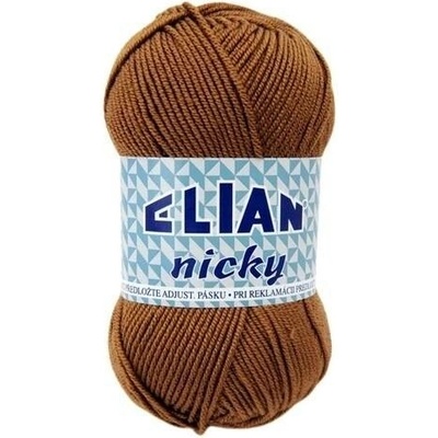 VSV Pletací příze Elian Nicky 5166 - hnědá
