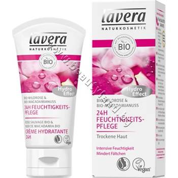 Image 1 of Lavera Дневен крем Lavera Wild Rose Creme Hydratante 24h, p/n LA-106553 - Хидратиращ крем за лице за зряла и суха кожа с био дива роза (LA-106553)