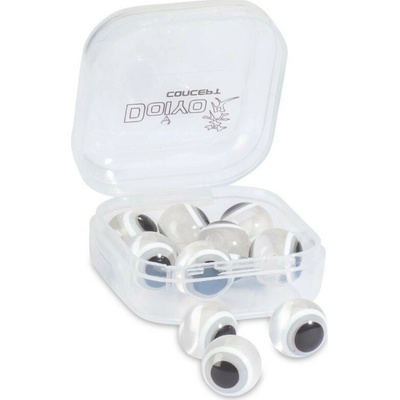 Doiyo sklenené korálky s okom White 10mm 10ks