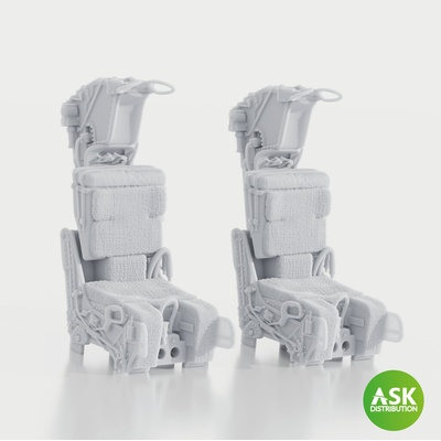 Trumpeter Art Scale GRU-7A Ejection Seats for F-14A/B Late excluding seat belts 2pcs recom. for 1:32