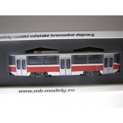 MB modely Električka ČKD Tatra T6A5 DP Praha Epocha VI číslo 6 Kubánské nám. 1:87