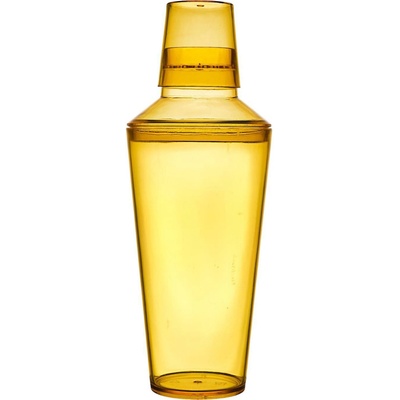 Shaker Sky žlutý Intesi šejkr na drinky 3dílný s cedníkem 500 ml