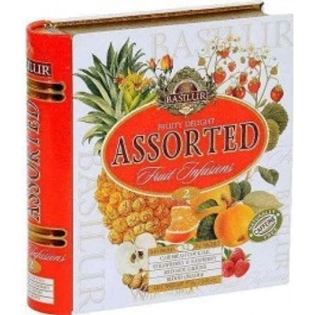 Basilur Fruit Infusions Book Fruity Delight plech 32 x 1.8 g