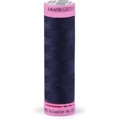 Polyesterové nitě návin 100 m Aspo Amann 0016 Mood Indigo