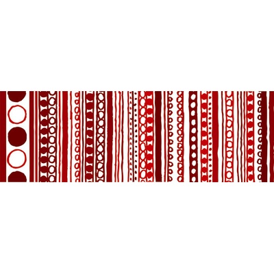 Dimex M-371 vliesová fototapeta na zeď Red pattern rozměry 330 x 110 cm