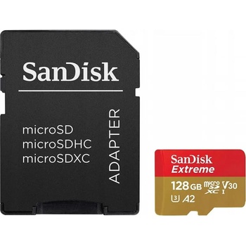 Image 1 of SanDisk Extreme microSDXC 128GB (SDSQXAA-128G-GN6AA)