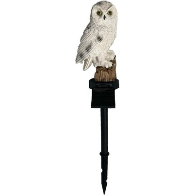 Haushalt International LED Solárny zápich biela sova 798090