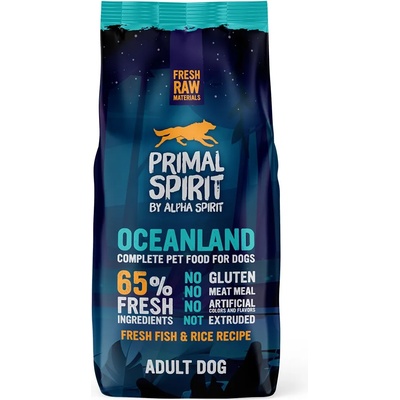 PRIMAL Spirit Dog 65% Oceanland Dog - океански риби 12кг