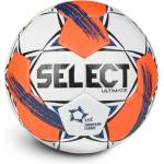 Select Състезателна хандбална топка Select Ultimate EHF Шампионска лига V25 бяло/червено размер 2