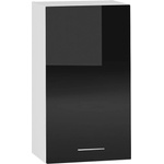 Bogdan Furniture Europe Горен шкаф b 40/72-e20, черен гланц - memo