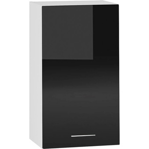 Bogdan Furniture Europe Горен шкаф b 40/72-e20, черен гланц