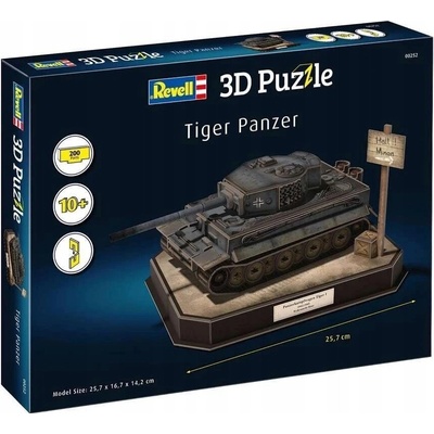 REVELL 3D puzzle Německý tank TIGER I 200 ks