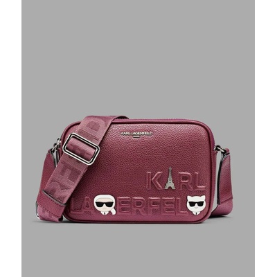 Karl Lagerfeld dámská kabelka crossbody MAYBELLE L6GEK9BJH vínová