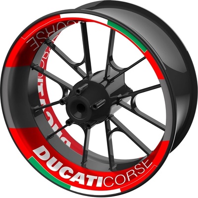 SEFIS dvojdielne polepy na kolesá DUCATI CORSE