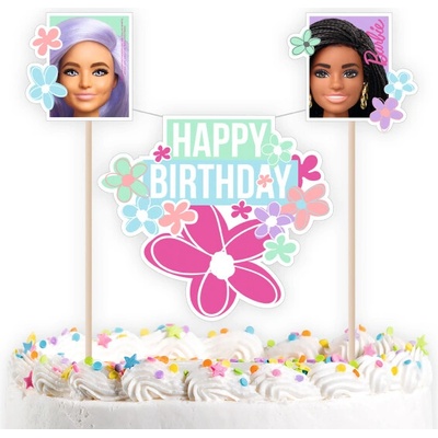 Amscan Barbie dekorace na dort 26 cm