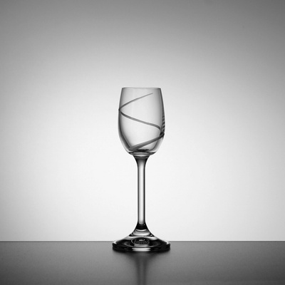 Bohemia Crystal Sklenice na likér dekor ATLANTIS 6 x 65 ml