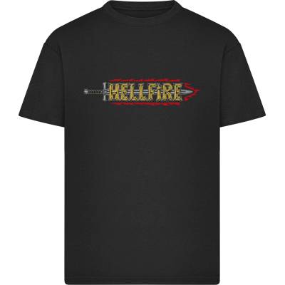 MERCHCODE Тениска Stranger Things Hawkins High Club Loose Tee black XXLUB-MC1469-00007 - Черен, размер L