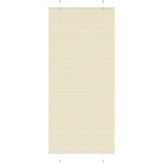 vidaXL Плисирана щора, кремава, 90x200 см, ширина на плата 89, 4 см, полиестер (4015311)