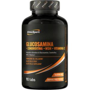 EthicSport Glucosamina + Chondroitina + MSM + Vitamina C [90 Таблетки]