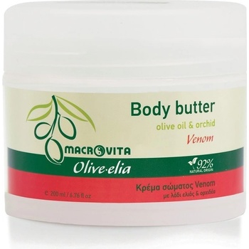 Macrovita Olive-Elia Body butter venom - Telové maslo s olivovým olejom a orchideou 200 ml