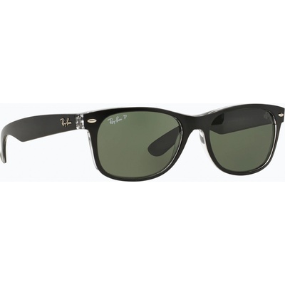 Ray-Ban Слънчеви очила Ray-Ban New Wayfarer Classic matte black transparent/green g-15