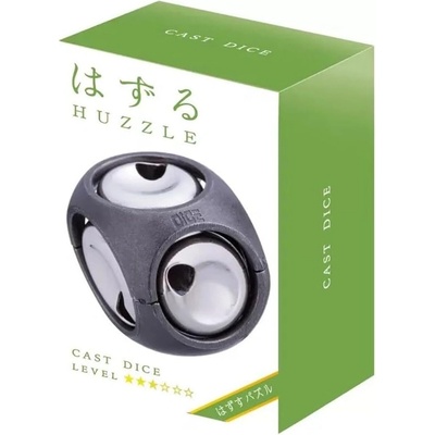 Hanayama Метален логически пъзел Hanayama - Cast Puzzle Dice Huzzle (515043)