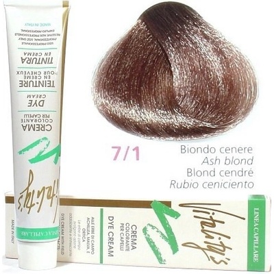 Vitality's Green permanentní krémová 7/1 popelavá blond 100 ml